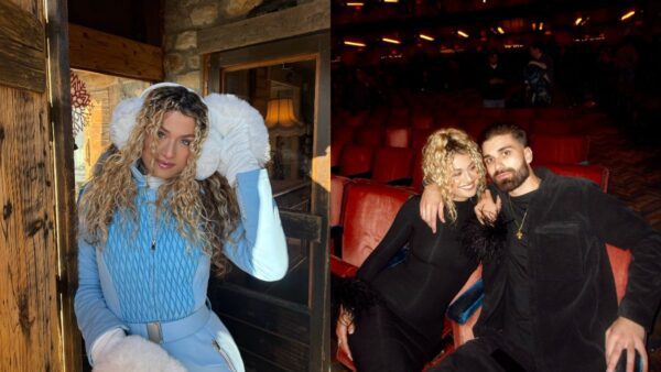 Η Antigoni με τον σύντροφό της