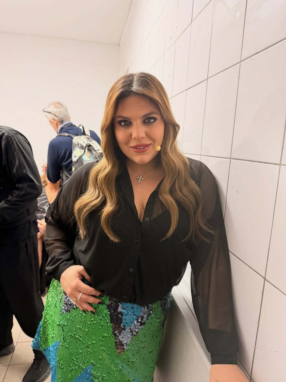 Η Δανάη Μπάρκα σε εκδήλωση