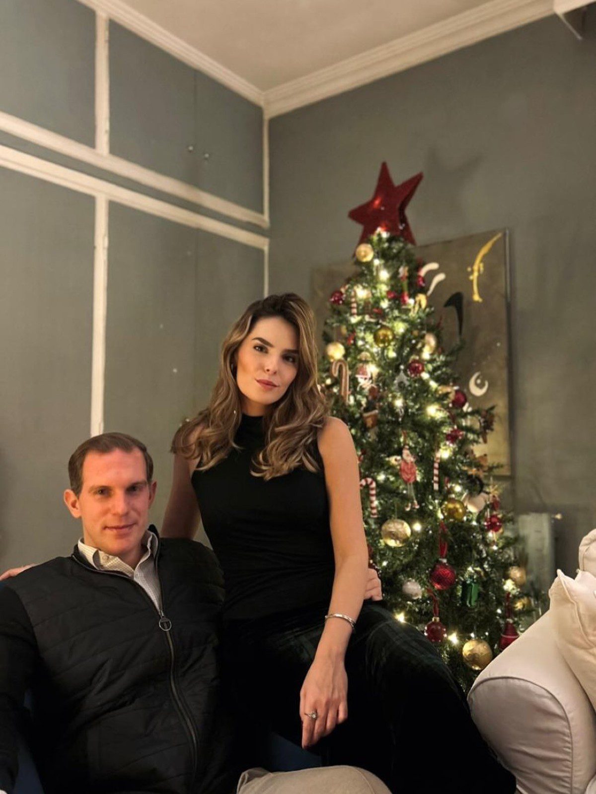 Ο Ευγενίδης με την σύντροφό του