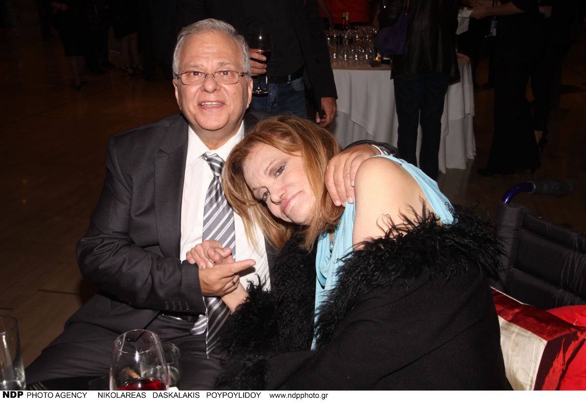 Ο Κώστας Γιαννόπουλος με την Μαίρη Χρονοπούλου