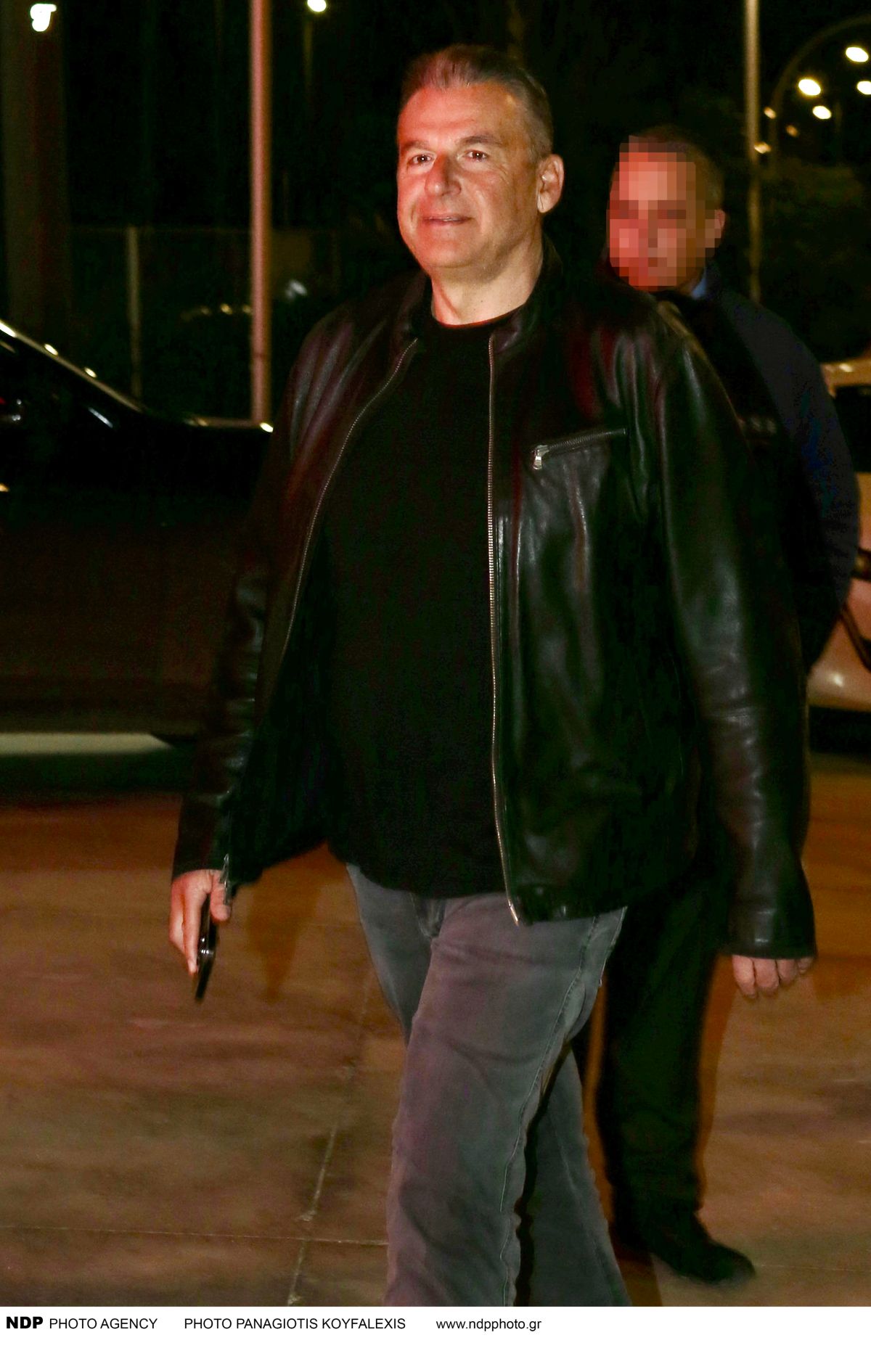 Ο Γιώργος Λιάγκας στην κοπή της πίτας του ΑΝΤ1