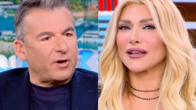 Ο Γιώργος Λιάγκας και η Αγγελική Ηλιάδη