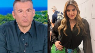 Ο Γιώργος Λιάγκας και η Δανάη Μπάρκα