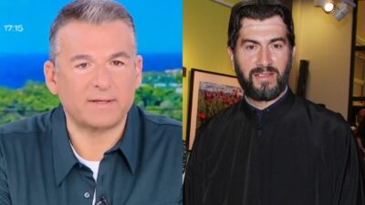 Ο Γιώργος Λιάγκας και ο πατέρας Αντώνιος