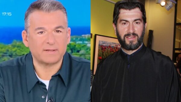 Ο Γιώργος Λιάγκας και ο πατέρας Αντώνιος