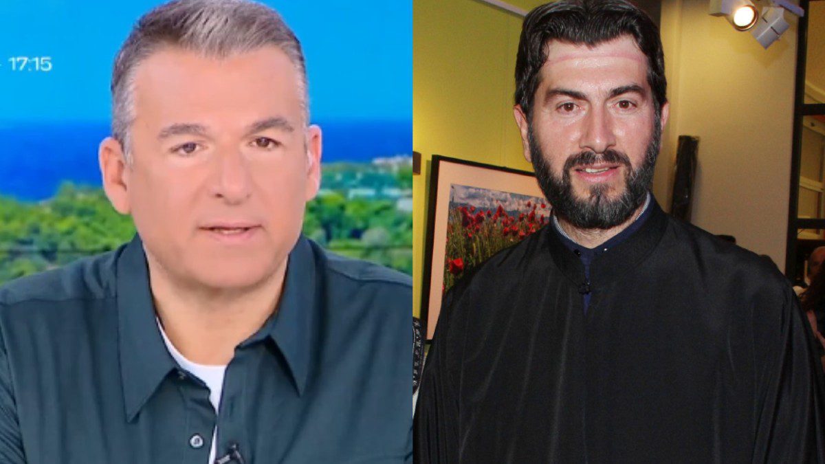 Ο Γιώργος Λιάγκας και ο πατέρας Αντώνιος