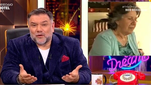 Ο Γρηγόρης Αρναούτογλου στο The 2night show