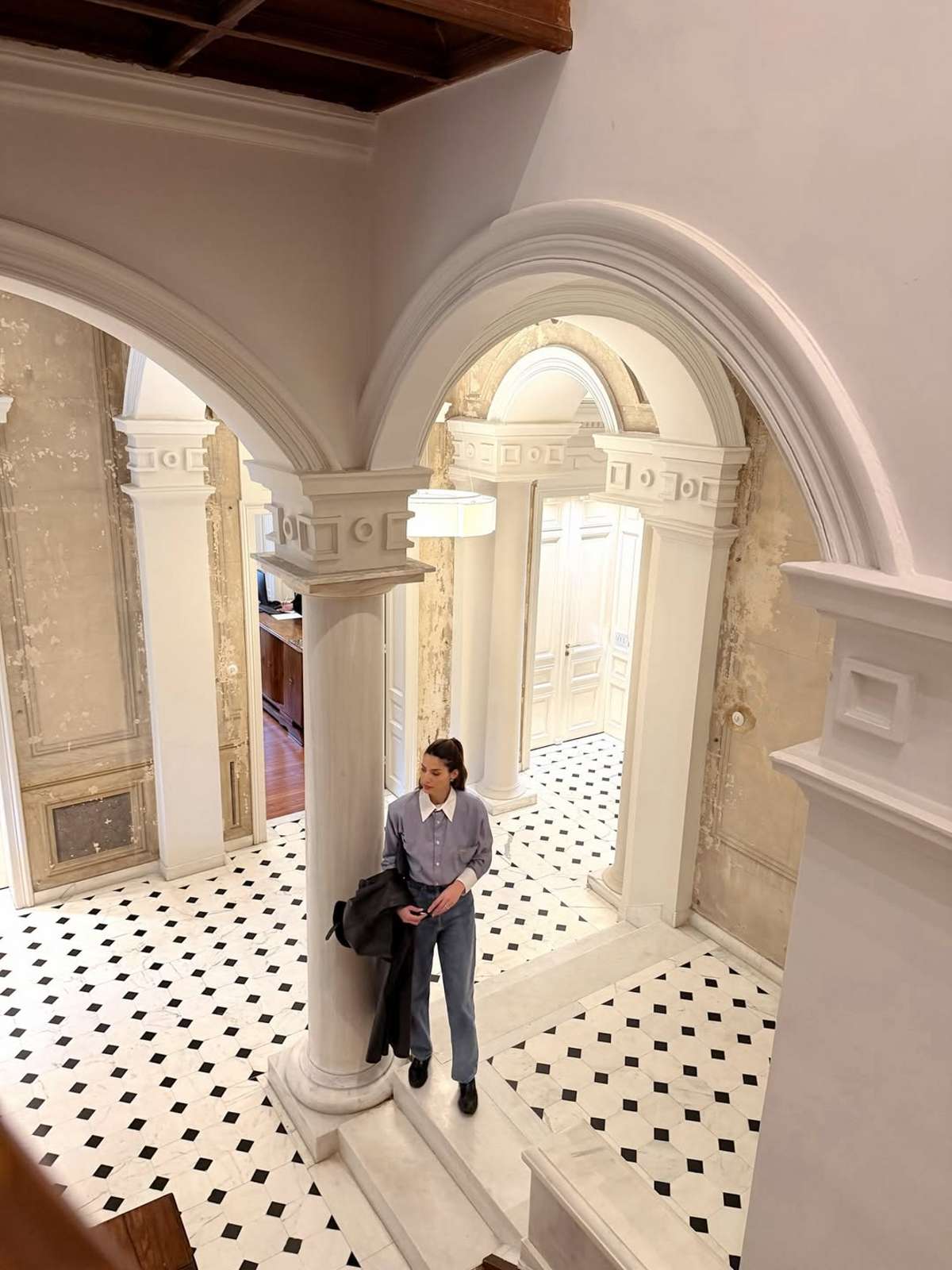 H Ηλιάνα Παπαγεωργίου σε έξοδό της