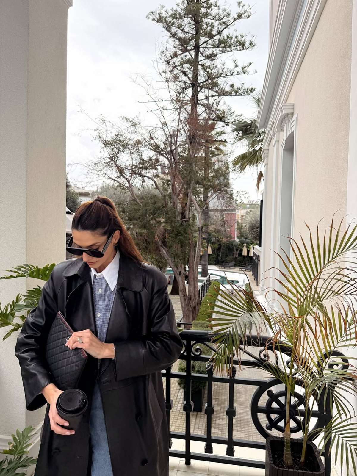 H Ηλιάνα Παπαγεωργίου σε έξοδό της