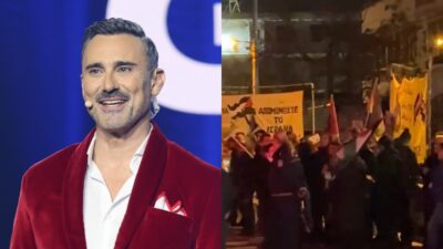 Καπουτζίδης διαδήλωση