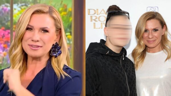 Η Κατερίνα Καραβάτου με την κόρη της, Αέλια