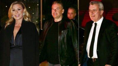 Η Κατερίνα Καραβάτου, ο Γιώργος Λιάγκας και ο Νίκος Χατζηνικολάου