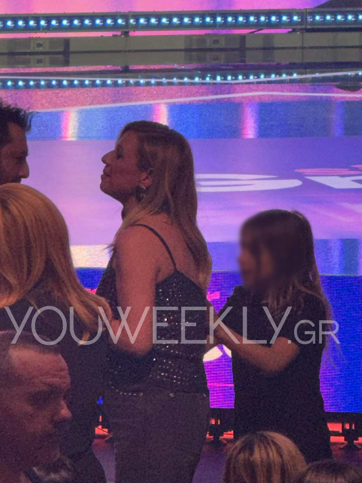 Η Κατερίνα Καραβάτου με τον γιο της