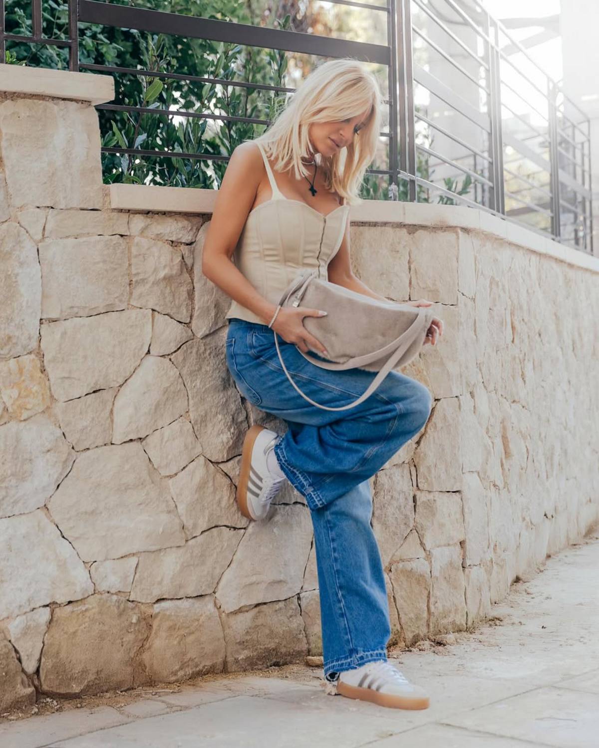 H Φαίη Σκορδά στον δρόμο