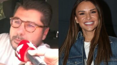 Ο Λάμπρος Κωνσταντάρας και η Ελένη Τσολακη