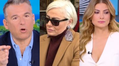 O Γιώργος Λιάγκας, η Άρια Καλύβα, και η Δέσποινα Καμπούρη