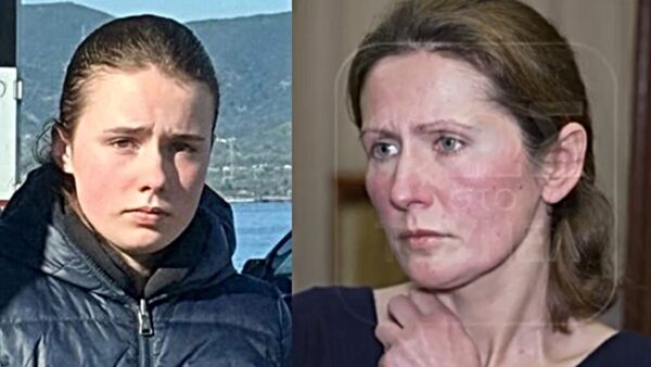 Η Λόρα με τη μητέρα της