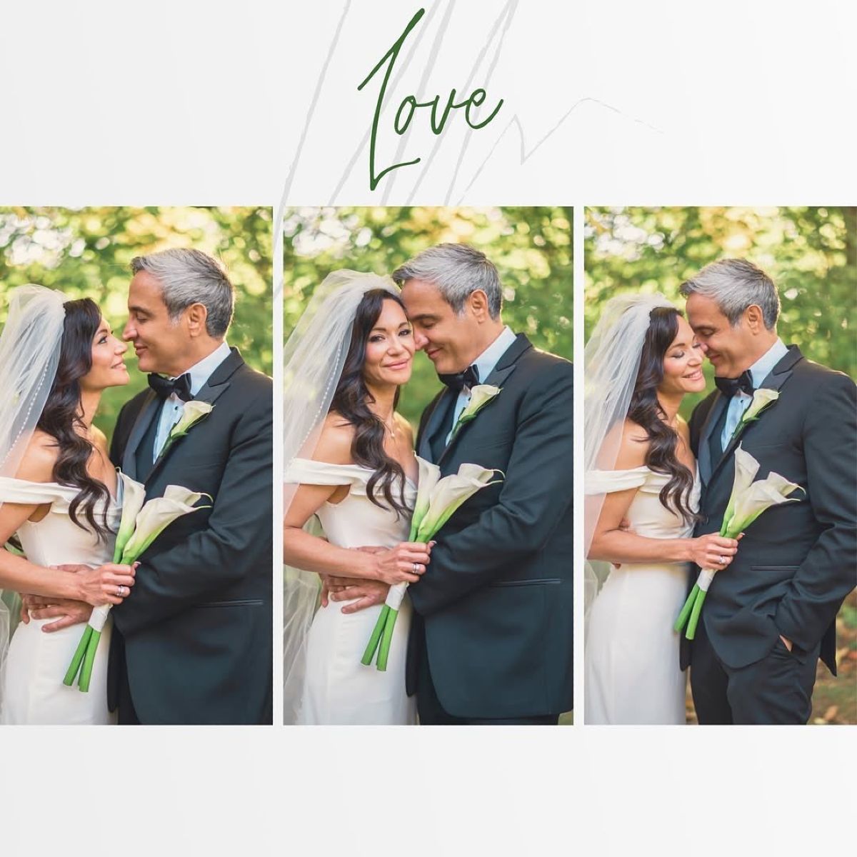 Η Μάρω Λύτρα στο γάμο της