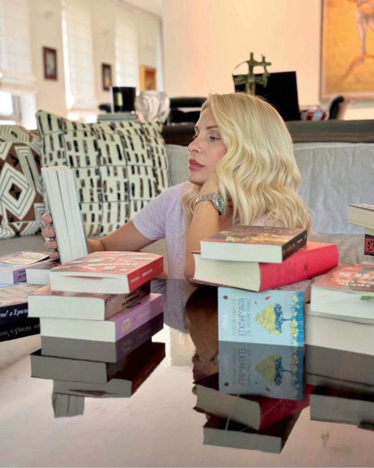 Ελένη Μενεγάκη σπίτι Μελίσσια