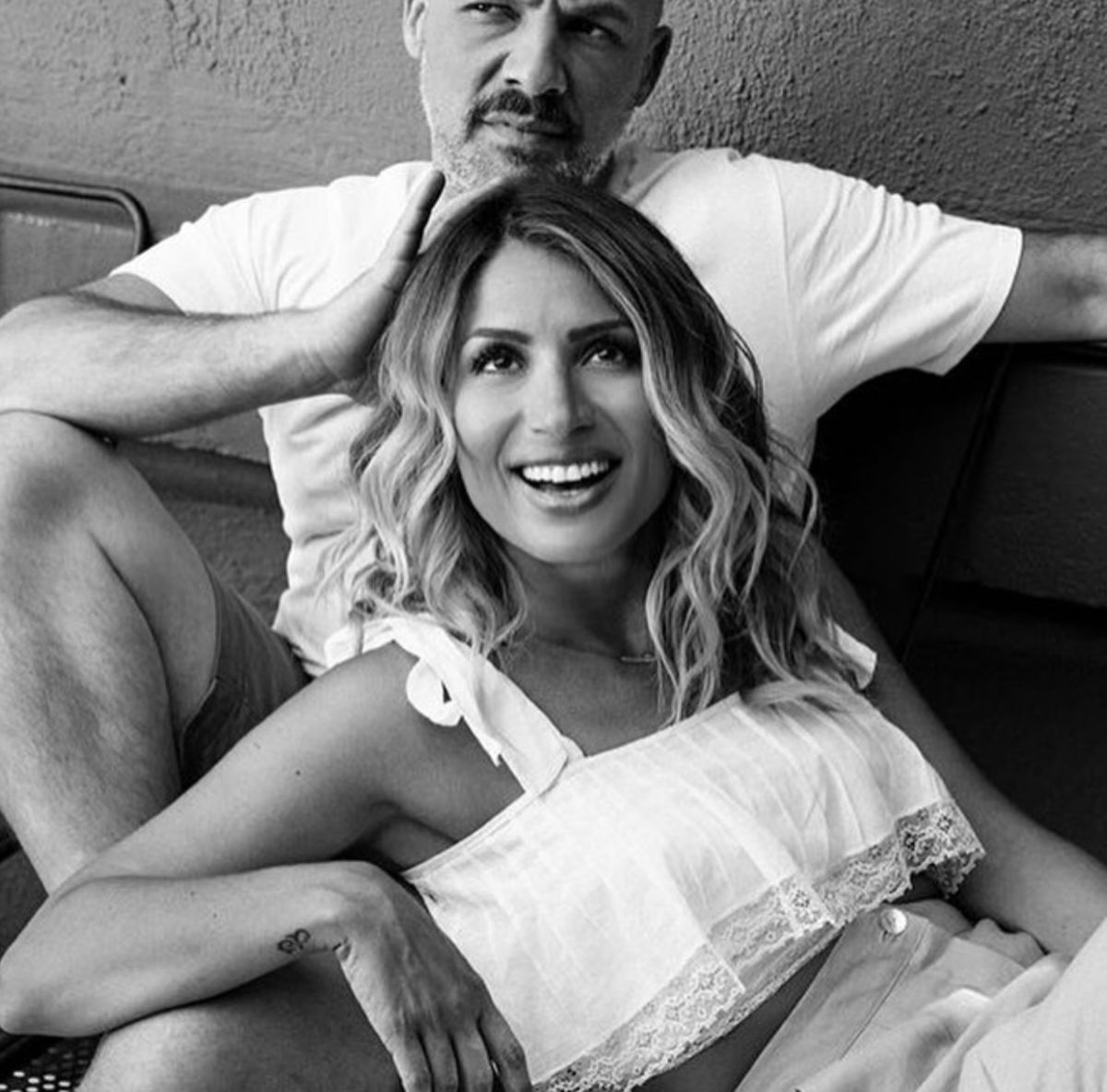 Η Μαρία Ηλιάκη με τον Νίκο Μουτσινά