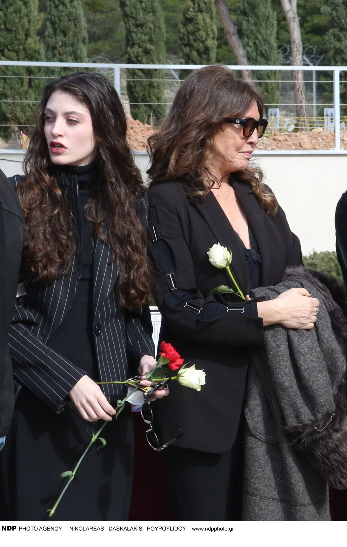 Η Βάνα Μπάρμπα με την κόρη της