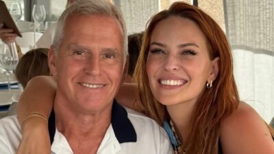 Η Σίσσυ Χρηστίδου με τον μπαμπά της