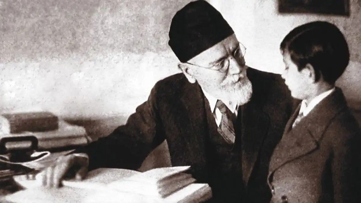 Ο Ελευθέριος Βενιζέλος με τον εγγονό του