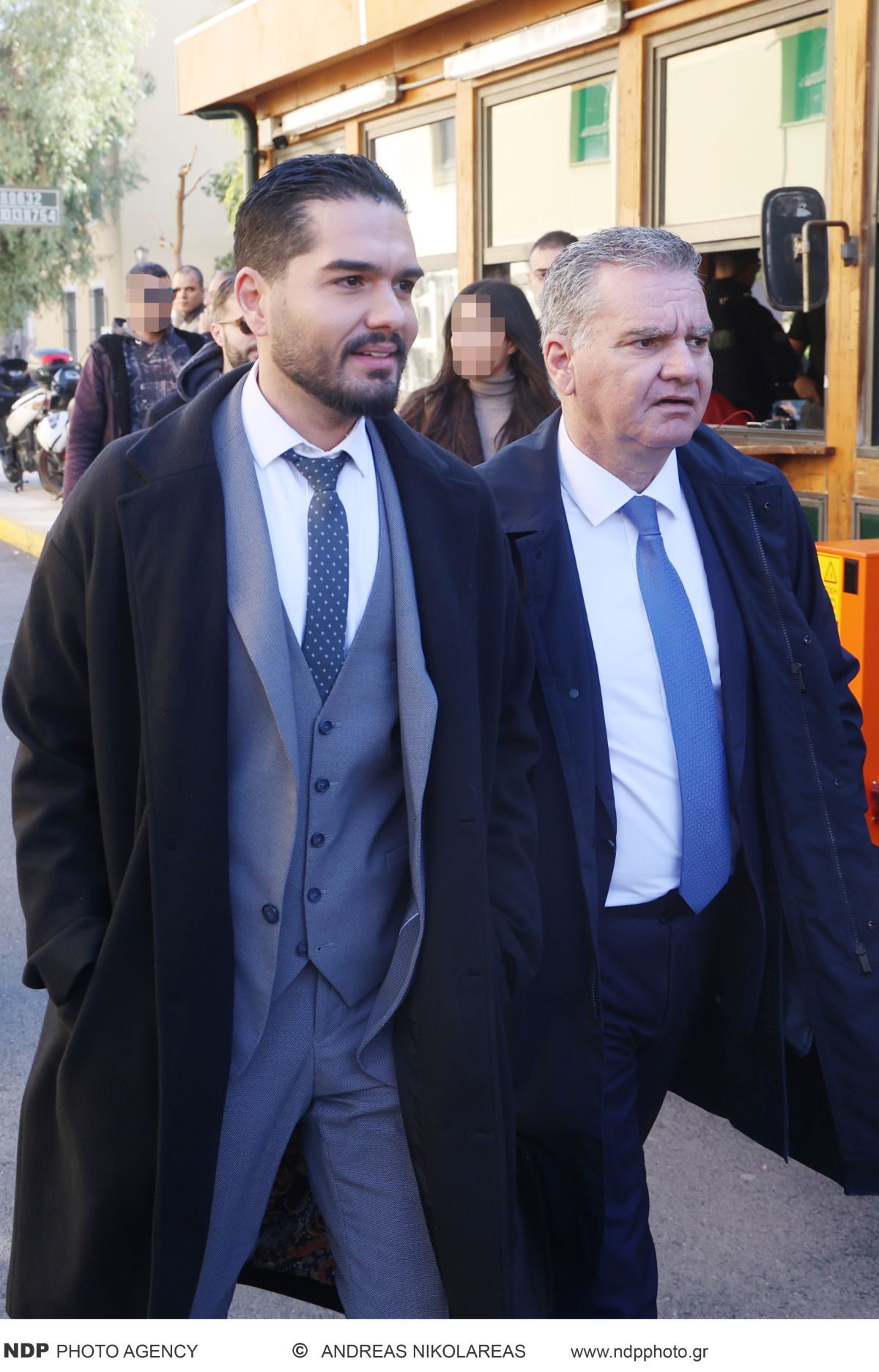 O Χρήστος Μάστορας έξω από τα δικαστήρια