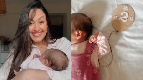 Η Ευάννα Ζουμπούρογλου με την κόρη της