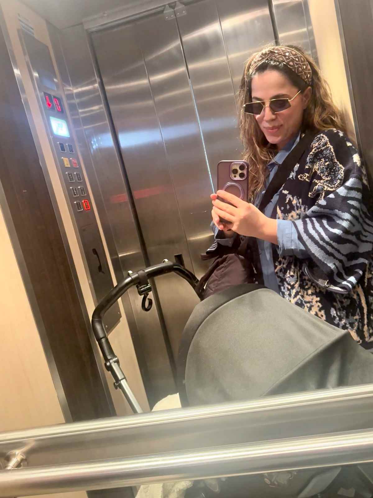 Η Ευλαμπία Ρέβη με τον γιο της