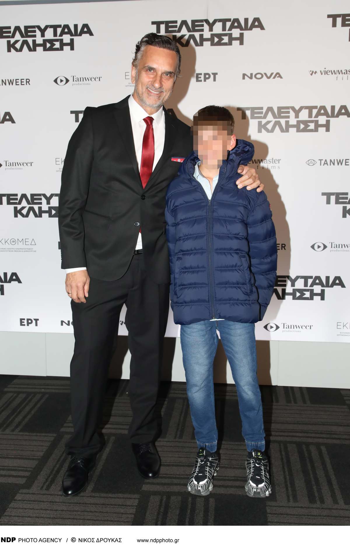 Ο Νίκος Ψαρρας με τον γιο του, Πάνο