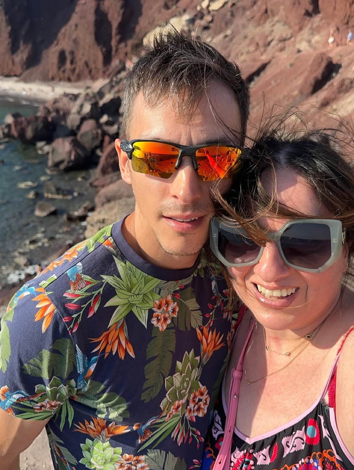 Η Σοφία Μουτίδου με τον σύντροφό της