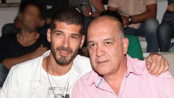 Ο Αντώνης Γούναρης με τον γιο του