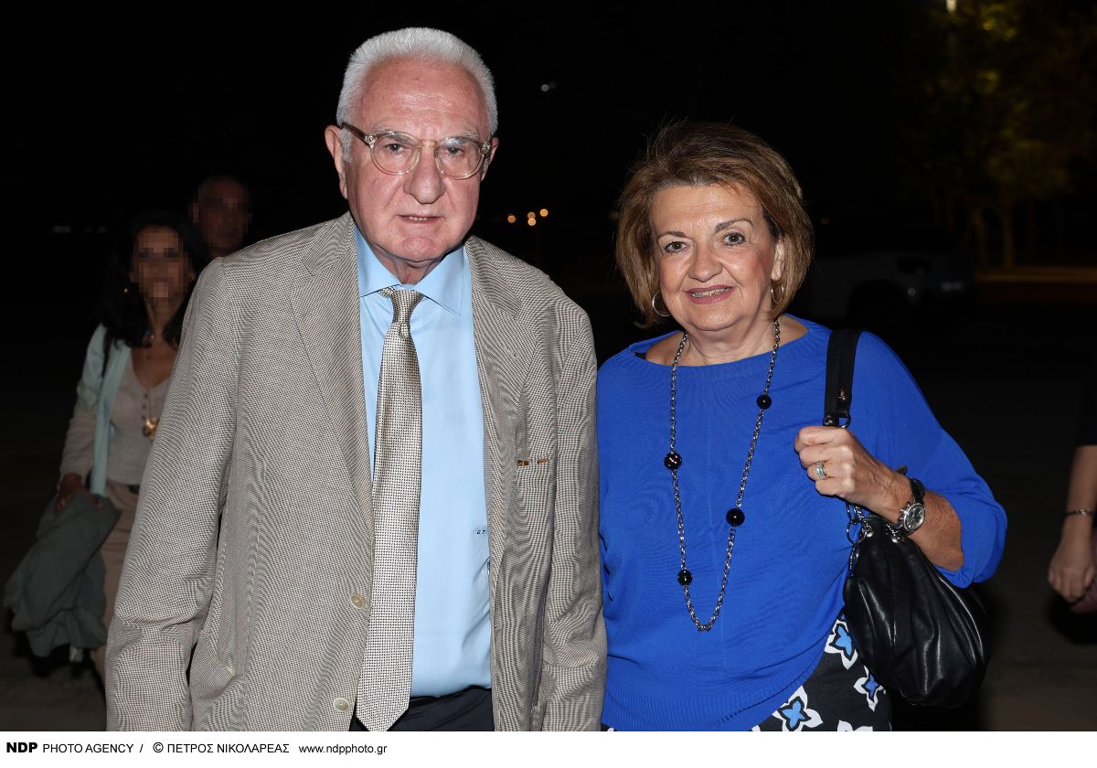 Ο Γιώργος Τσούκαλης με την σύζυγό του, Μαργαρίτα