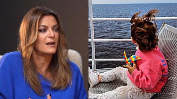 Η Χριστίνα Βραχάλη με την κόρη της