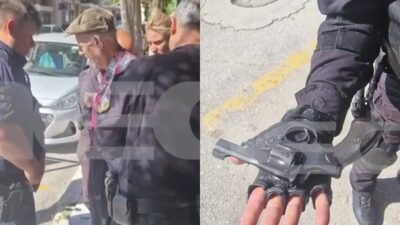 Ο 89χρονος τη στιγμή της σύλληψης