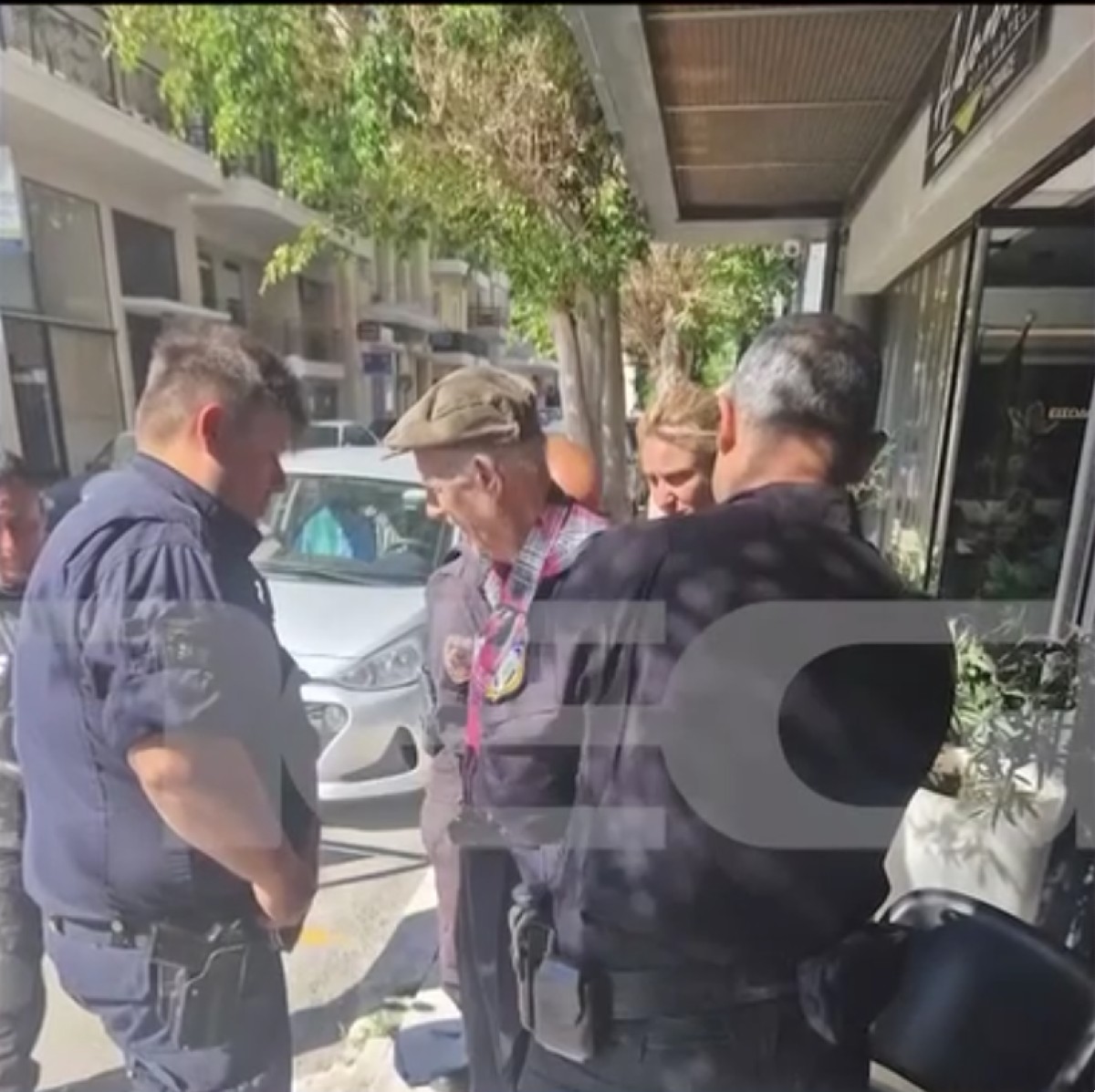 Ο 89χρονος τη στιγμή της σύλληψης