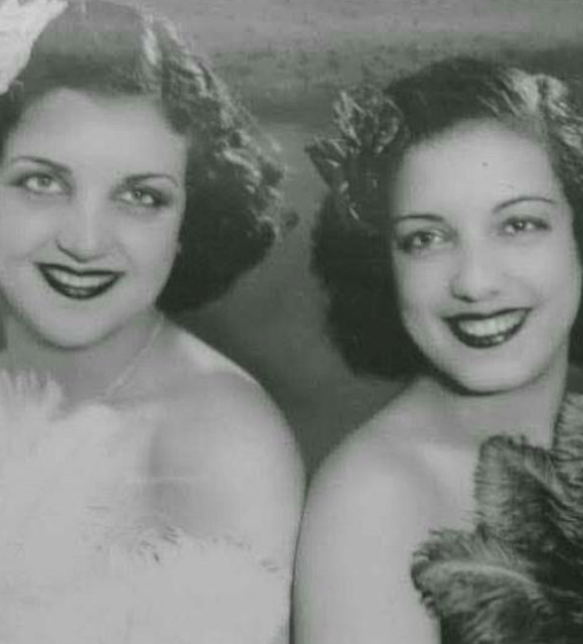 Η Άννα Καλουτά με την αδερφή της