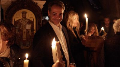 O Κυριάκος Μητσοτάκης το Πάσχα