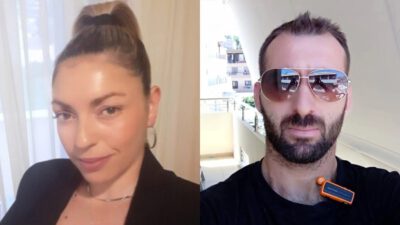 Η Ελευθερία Γιακουμάκη με τον πρώην σύντροφό της