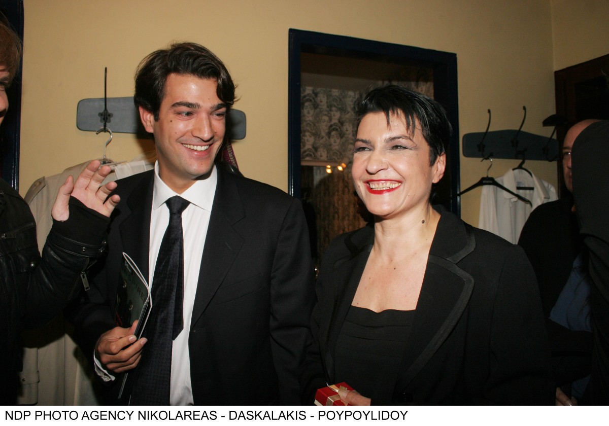 Η Κατιάνα Μπαλανίκα με τον γιο της, Μάκη Κακέτση