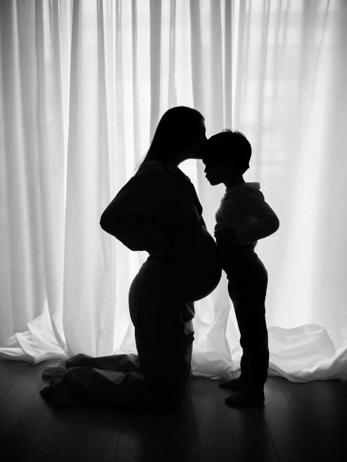 Η Ιωάννα Σιαμπάνη με τον γιο της