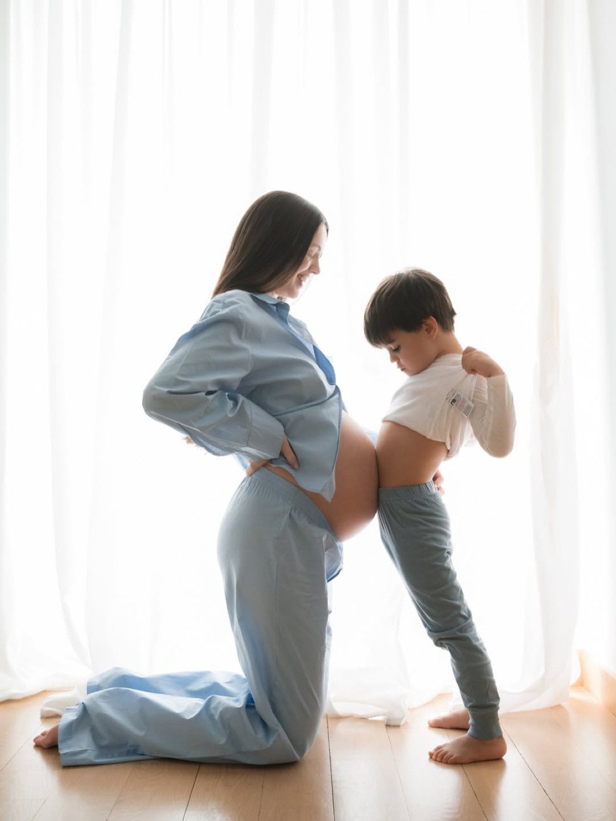 Η Ιωάννα Σιαμπάνη με τον γιο της