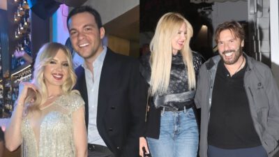 Η Σοφία Μαριόλια με τον Στράτο Τζώρτζογλου και τον Αποστόλη Ρομπόπουλο