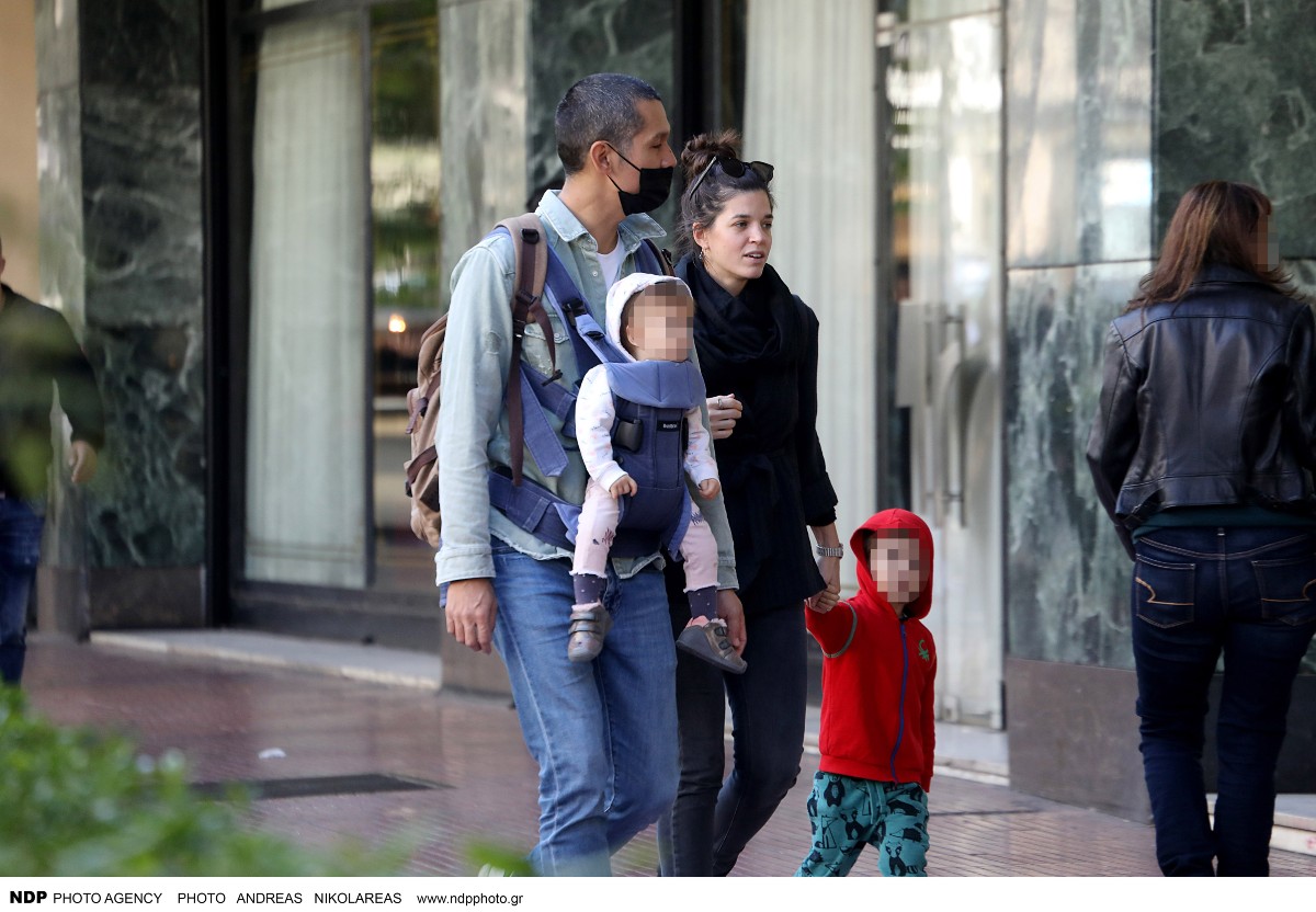 Ο Σωτήρης Κοντιζάς με τη σύζυγό του