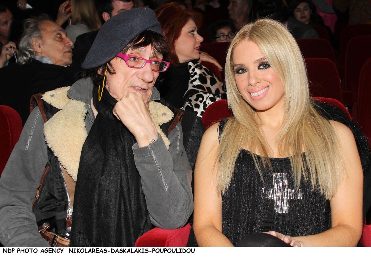 Ο Στάθης Ψάλτης με τη σύζυγό του, Χριστίνα