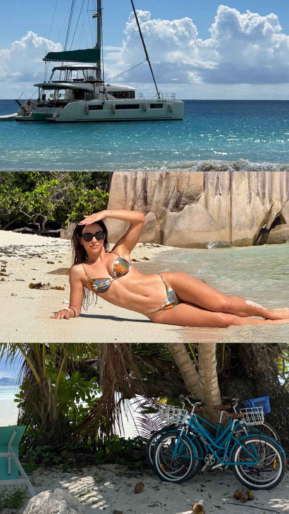 Η Δανάη Βαρθολομάτου στις Σεϋχέλλες