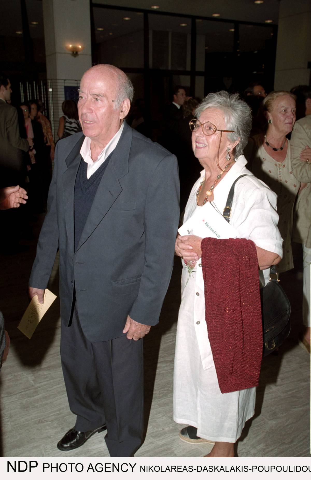 Ο Θανάσης Βέγγος με τη σύζυγό του, Ασημίνα