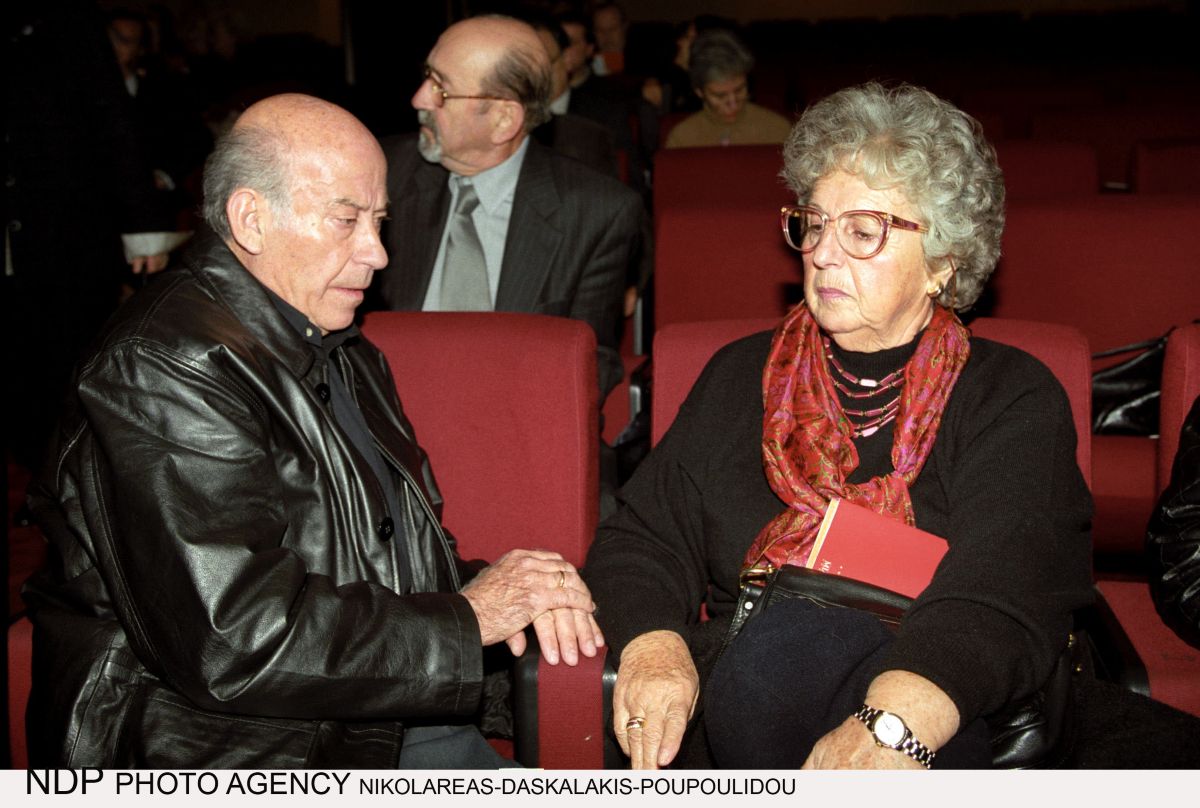 Ο Θανάσης Βέγγος με τη σύζυγό του, Ασημίνα