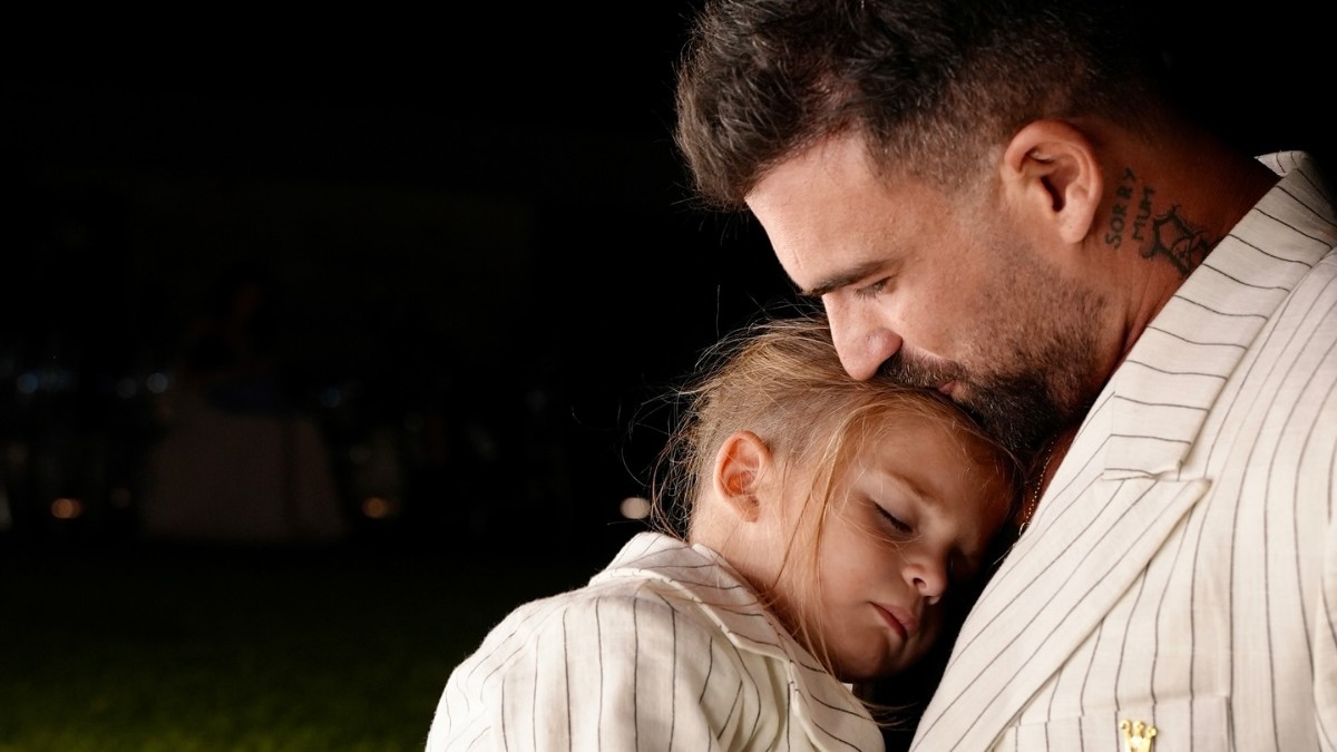 Ο Δημήτρης Αλεξάνδρου με τον γιο του